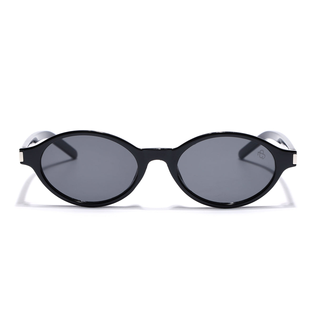 Bloom Black Oval Sunglasses for Women - view 4