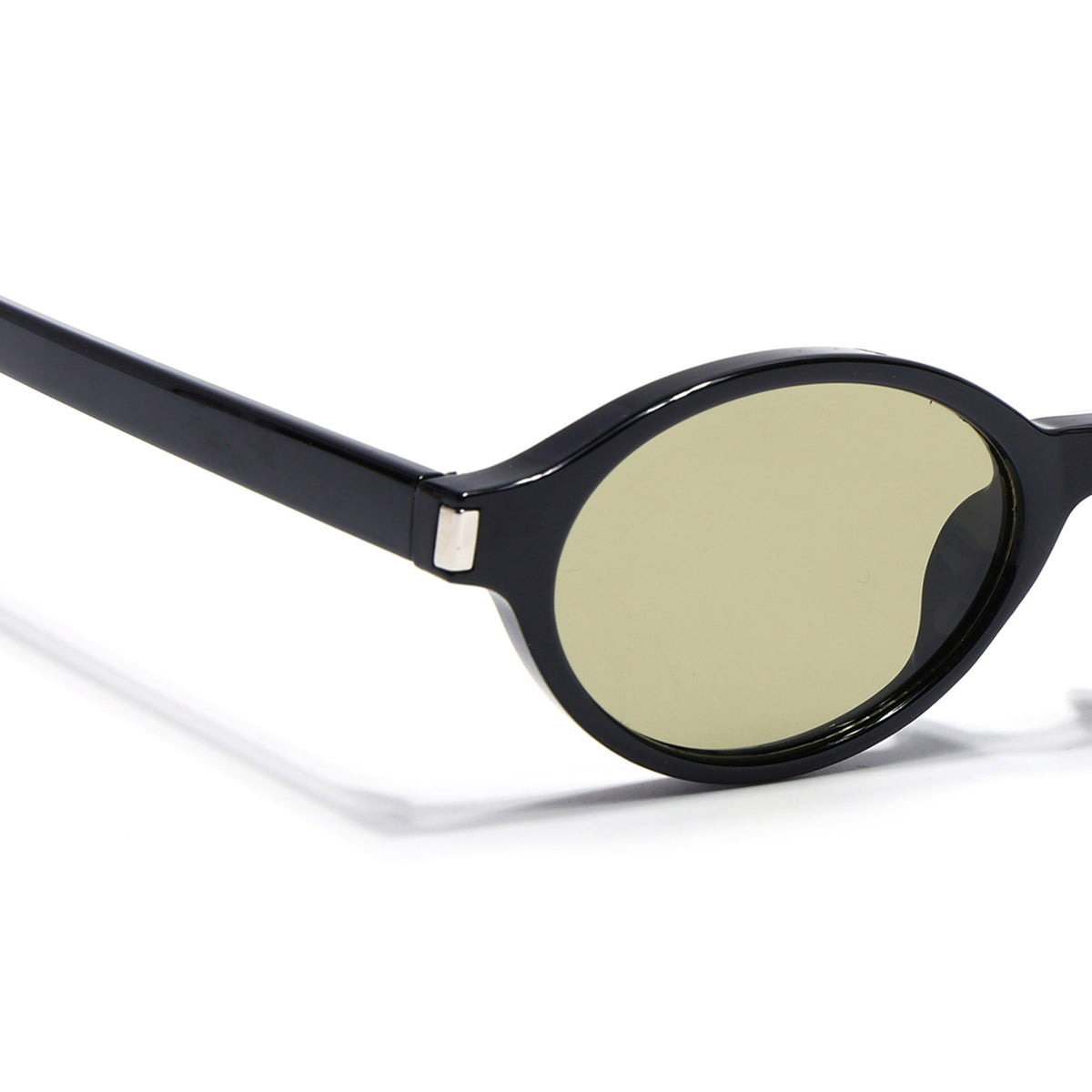 Bloom Black Oval Sunglasses for Men and Women - Style 2186 - view 5