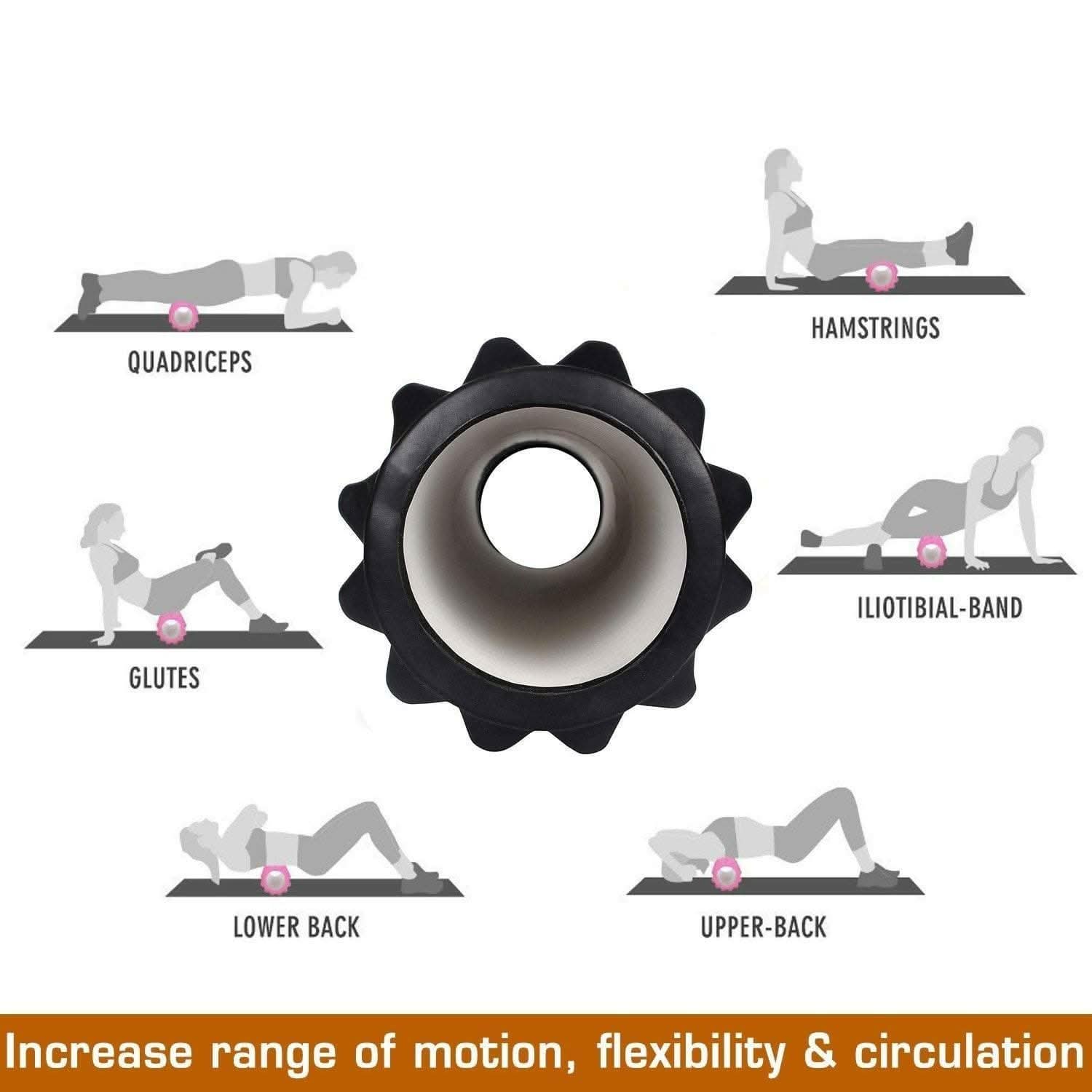 ZEVORA Standard Foam Roller - HalfPe