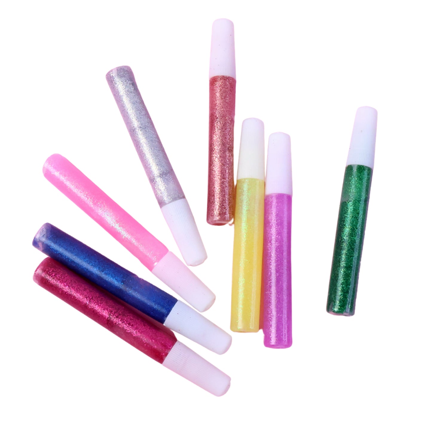 Diy Multi-color Glitter Craft Glue Pen Set (10ml 8 Pc)