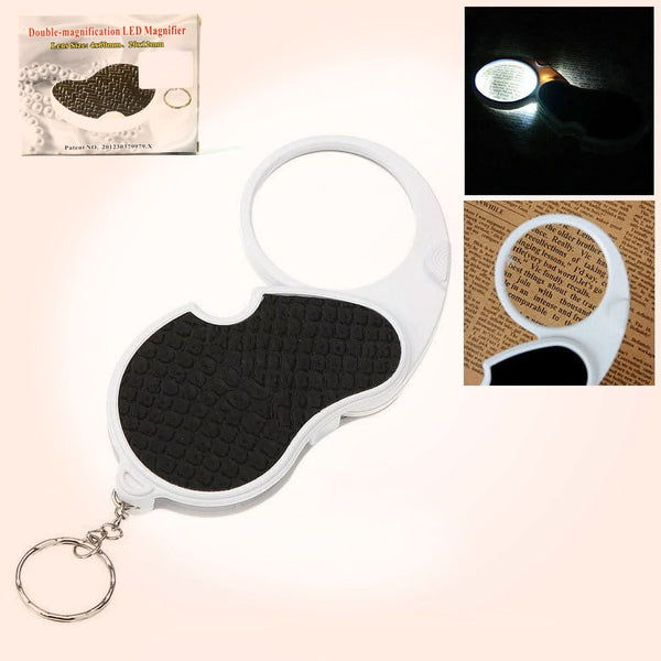 Double-magnification Led Magnifiers With Light (1 Pc Big)