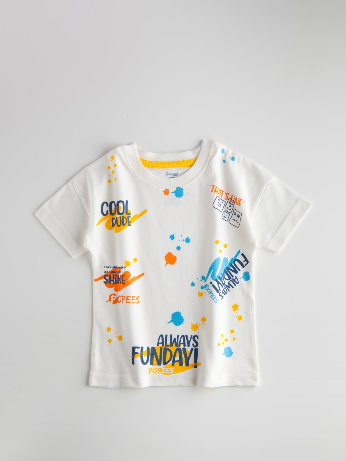Popees Comfy & Versatile T-Shirt (1-8 Years) for Boys - Image 1