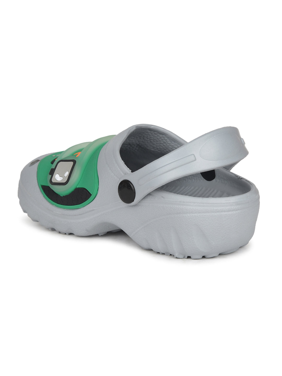 Bubblegummers Boy's Grey Casual Clog Sandals - Grey