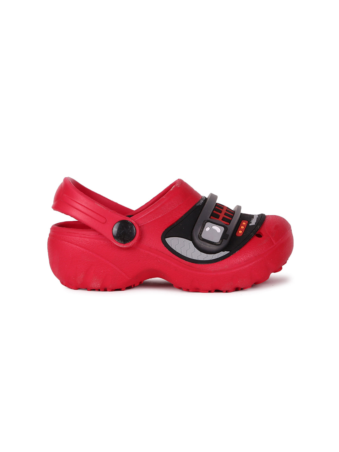 Bubblegummers Boy's Red Casual Clog Sandal - Red - View 2