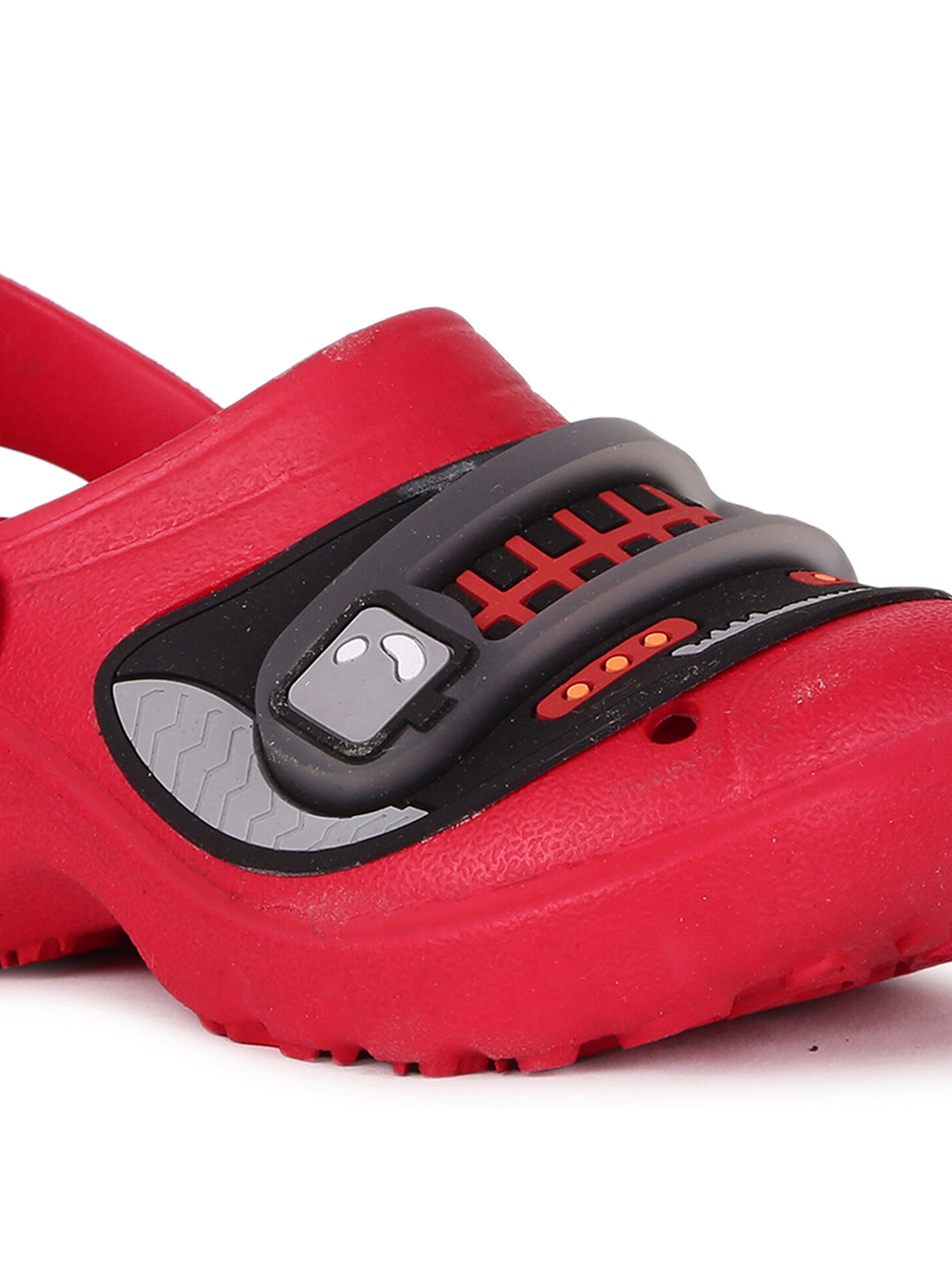 Bubblegummers Boy's Red Casual Clog Sandal - Red - View 5