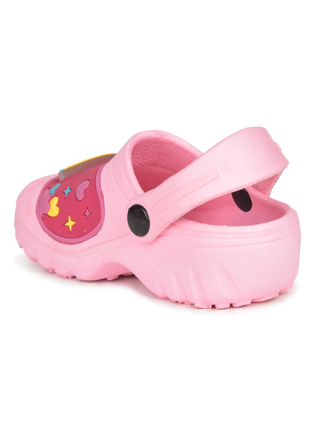 Bubblegummers Girl's Pink Casual Clog Sandals - Pink