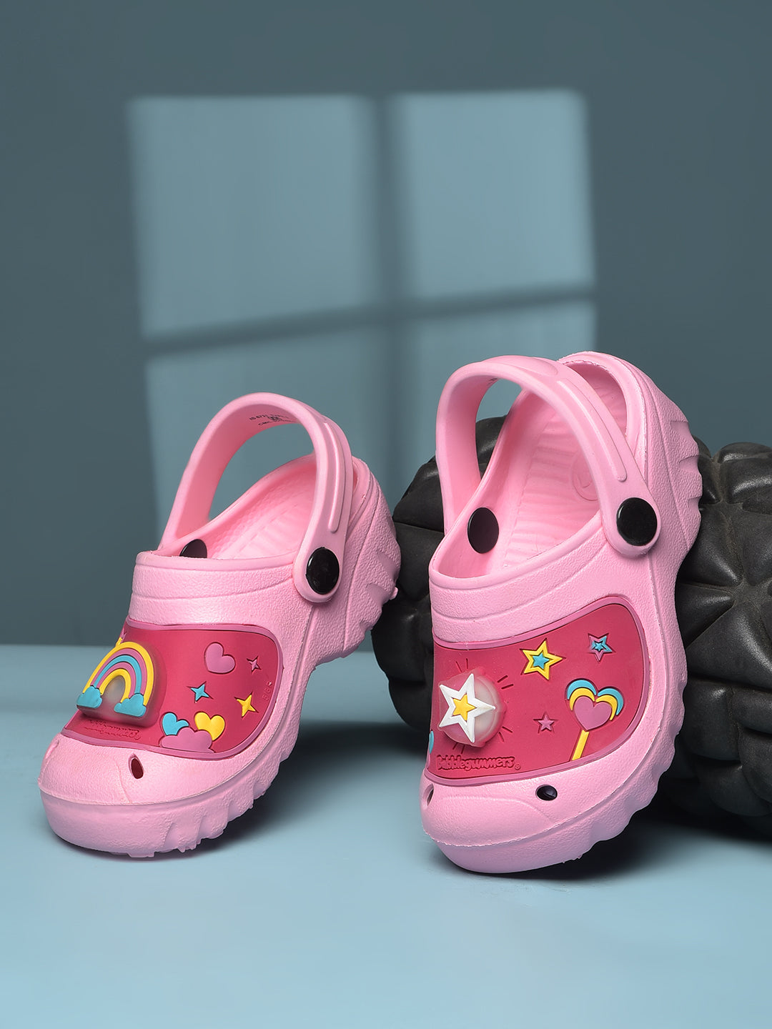 Bubblegummers Girl's Pink Casual Clog Sandals - Pink