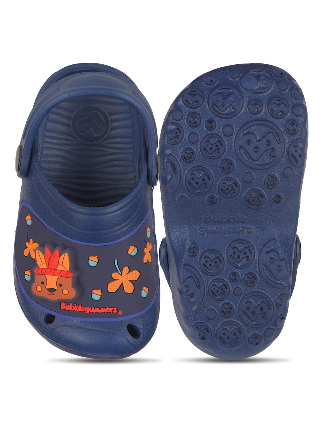 Bubblegummers Boy's Blue Casual Clog Sandal - Blue - View 4