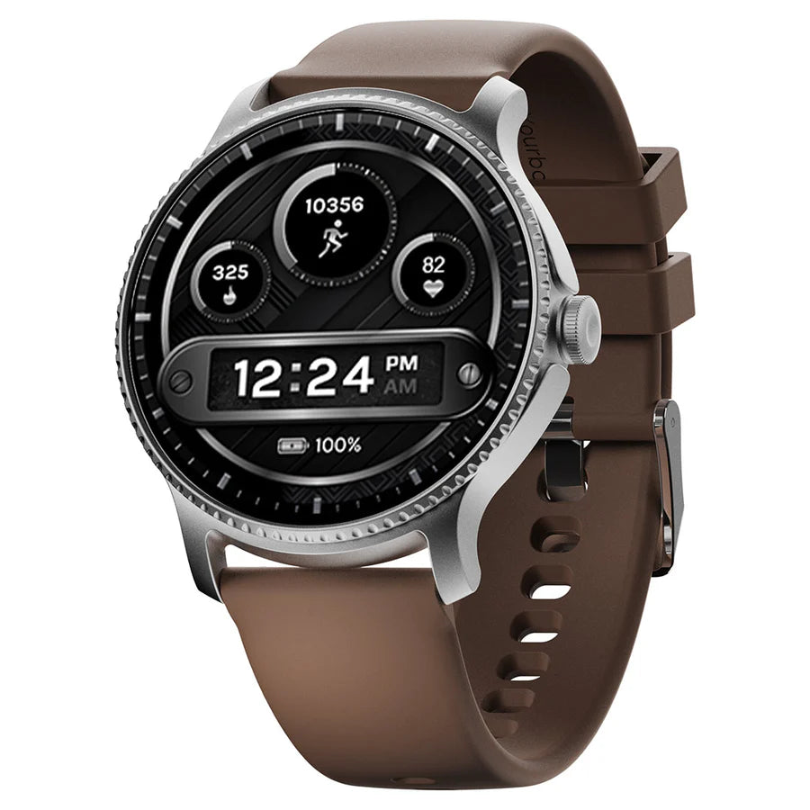 boAt Lunar Discovery Brown – Navigation Smartwatch with Bluetooth Calling Halfpe Deals