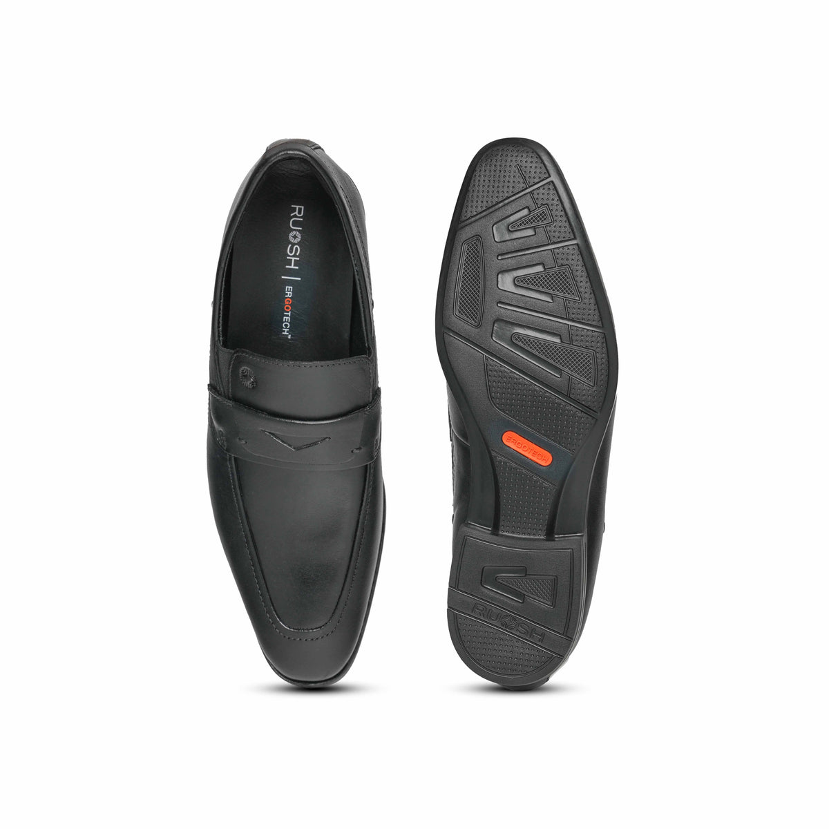 The Manchester Ruosh Men Black Penny Loafer