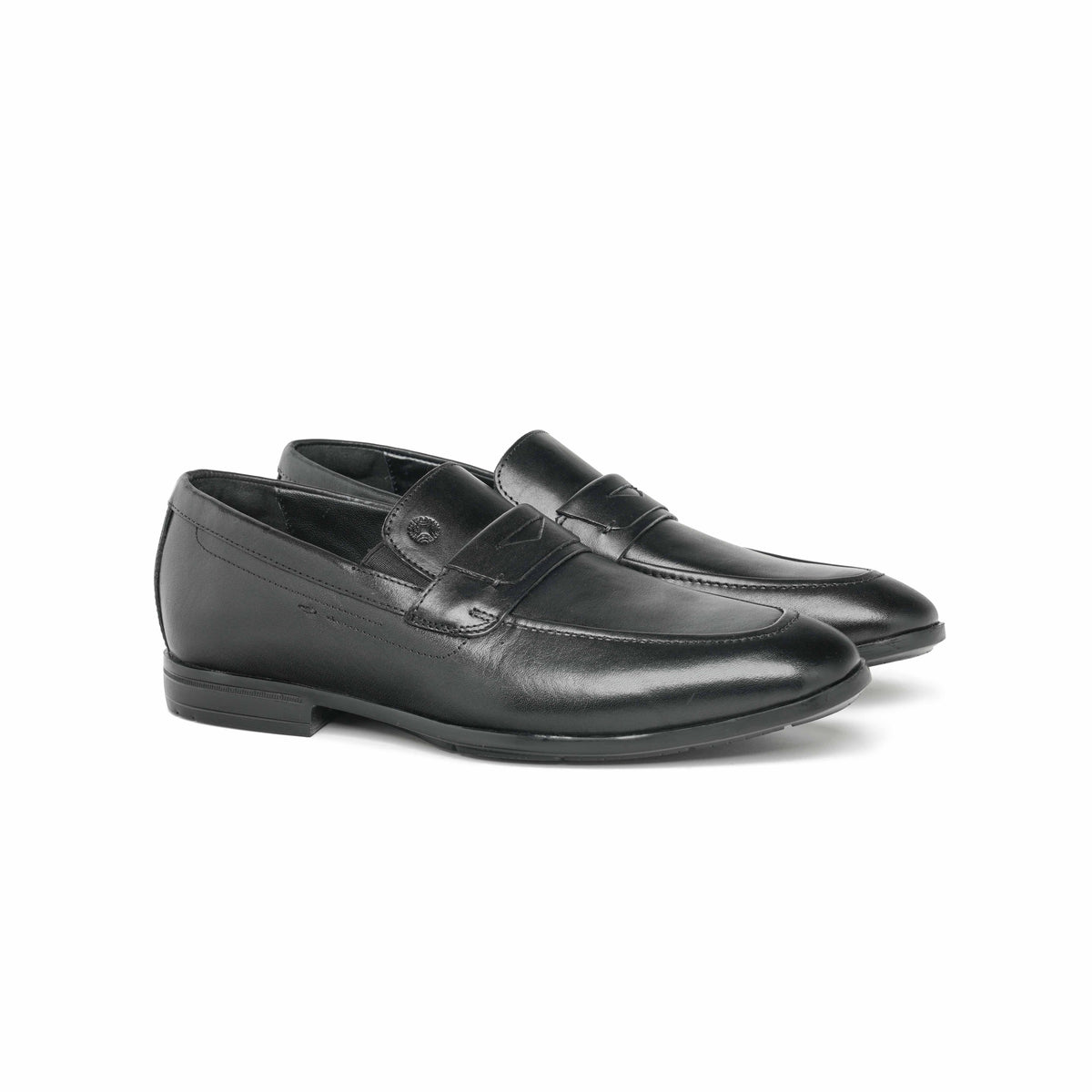 The Manchester Ruosh Men Black Penny Loafer