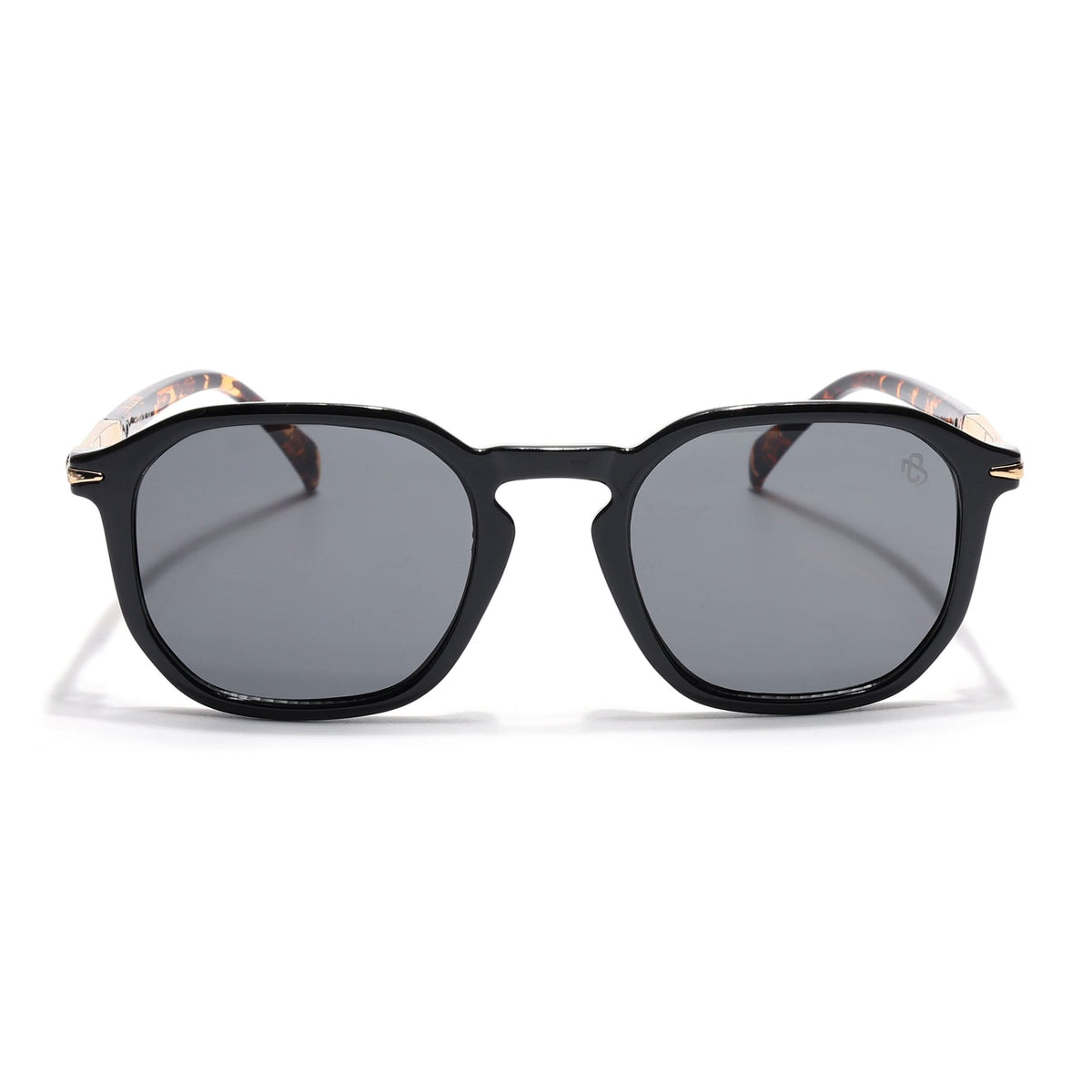 Eyejack Black Square Sunglasses for Men and Women - Style 1085 - view 4