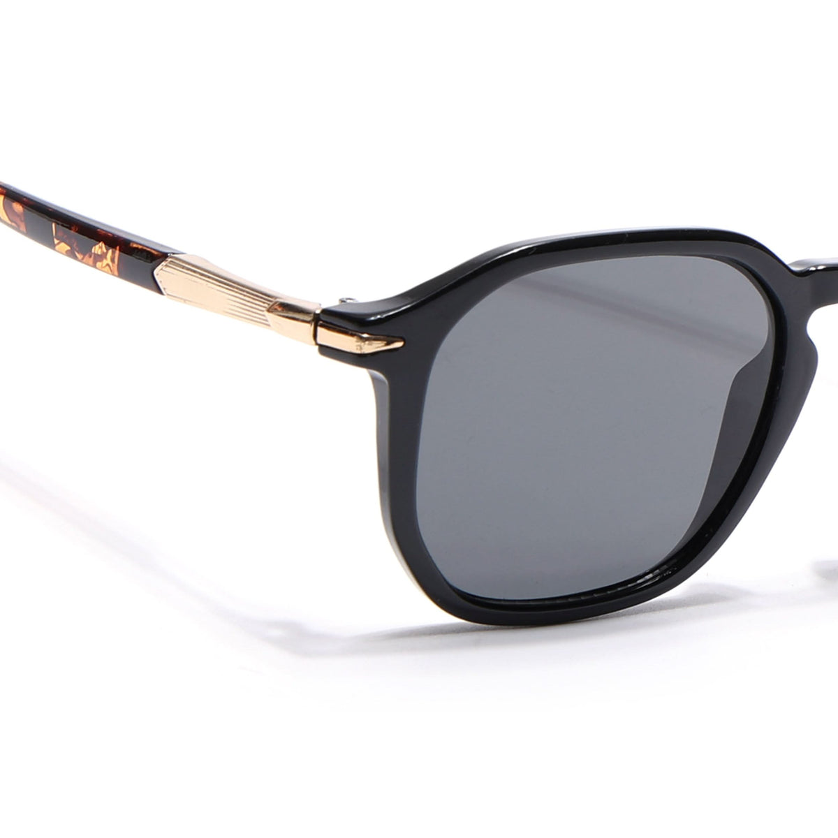 Eyejack Black Square Sunglasses for Men and Women - Style 1085 - view 5