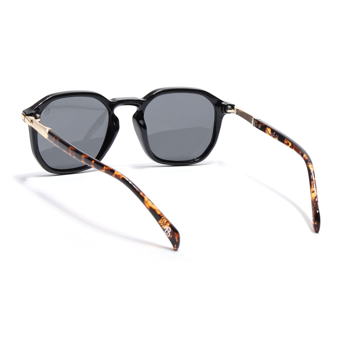 Eyejack Black Square Sunglasses for Men and Women - Style 1085 - view 6