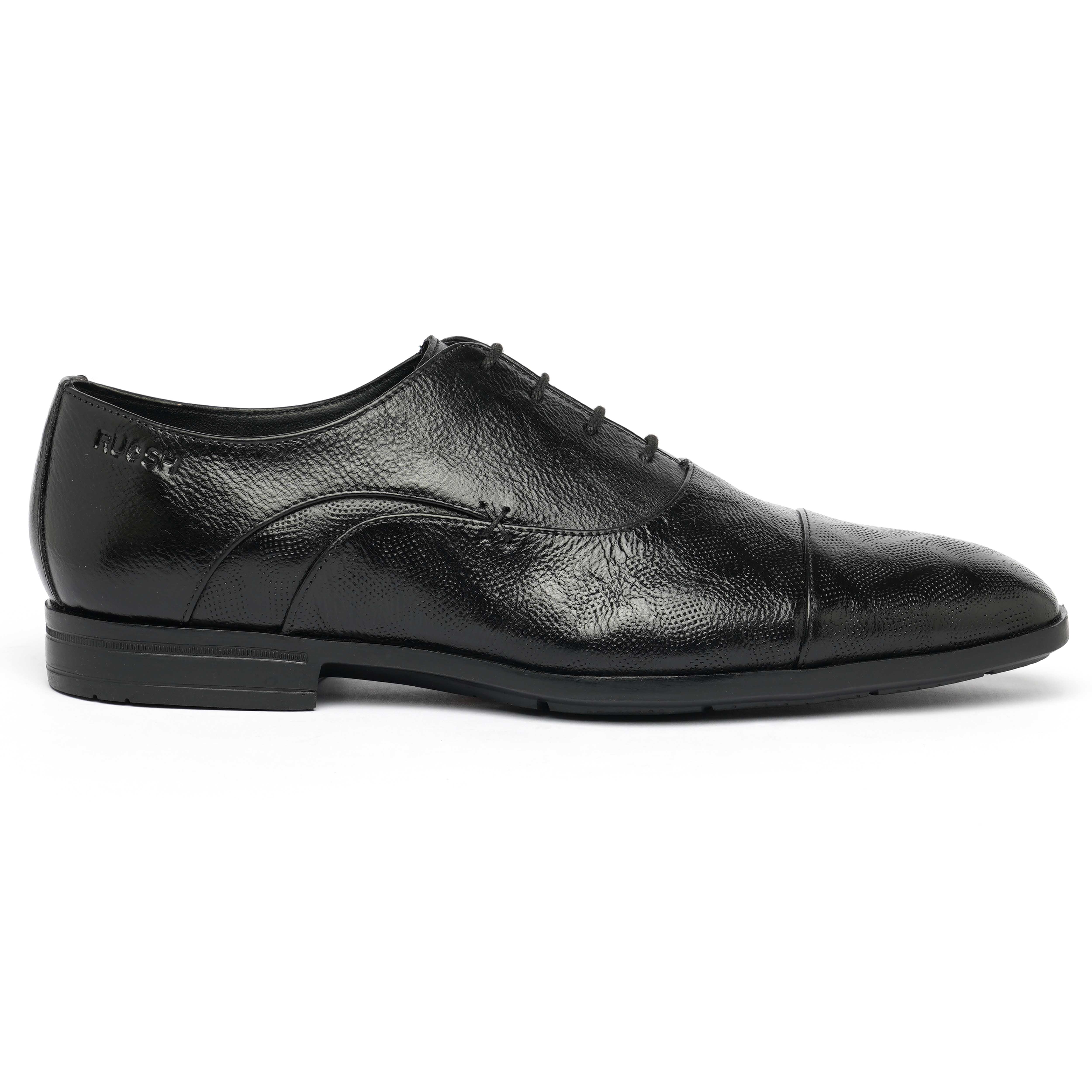 The Cameroon Ruosh Men Black Formal Lace-Up