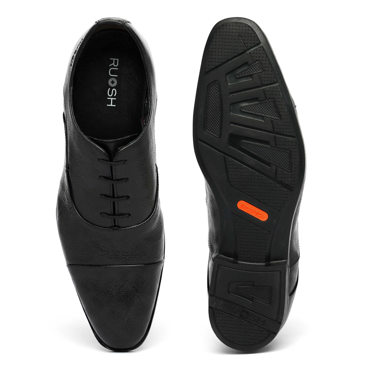 The Cameroon Ruosh Men Black Formal Lace-Up