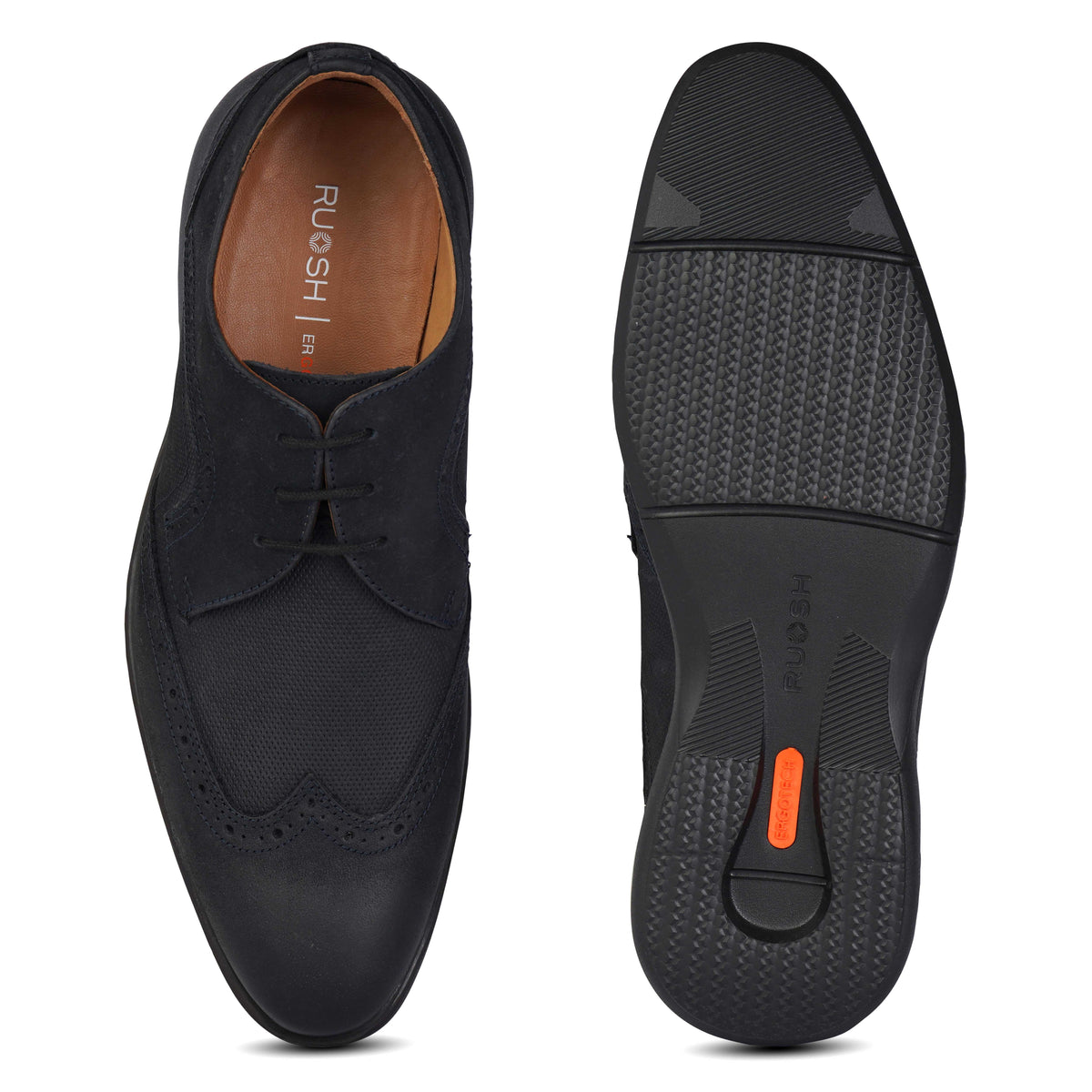 The Newyork Ruosh Men Black Formal Lace-Up