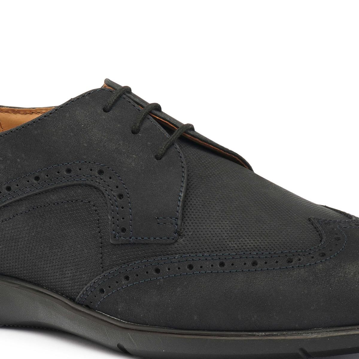 The Newyork Ruosh Men Black Formal Lace-Up
