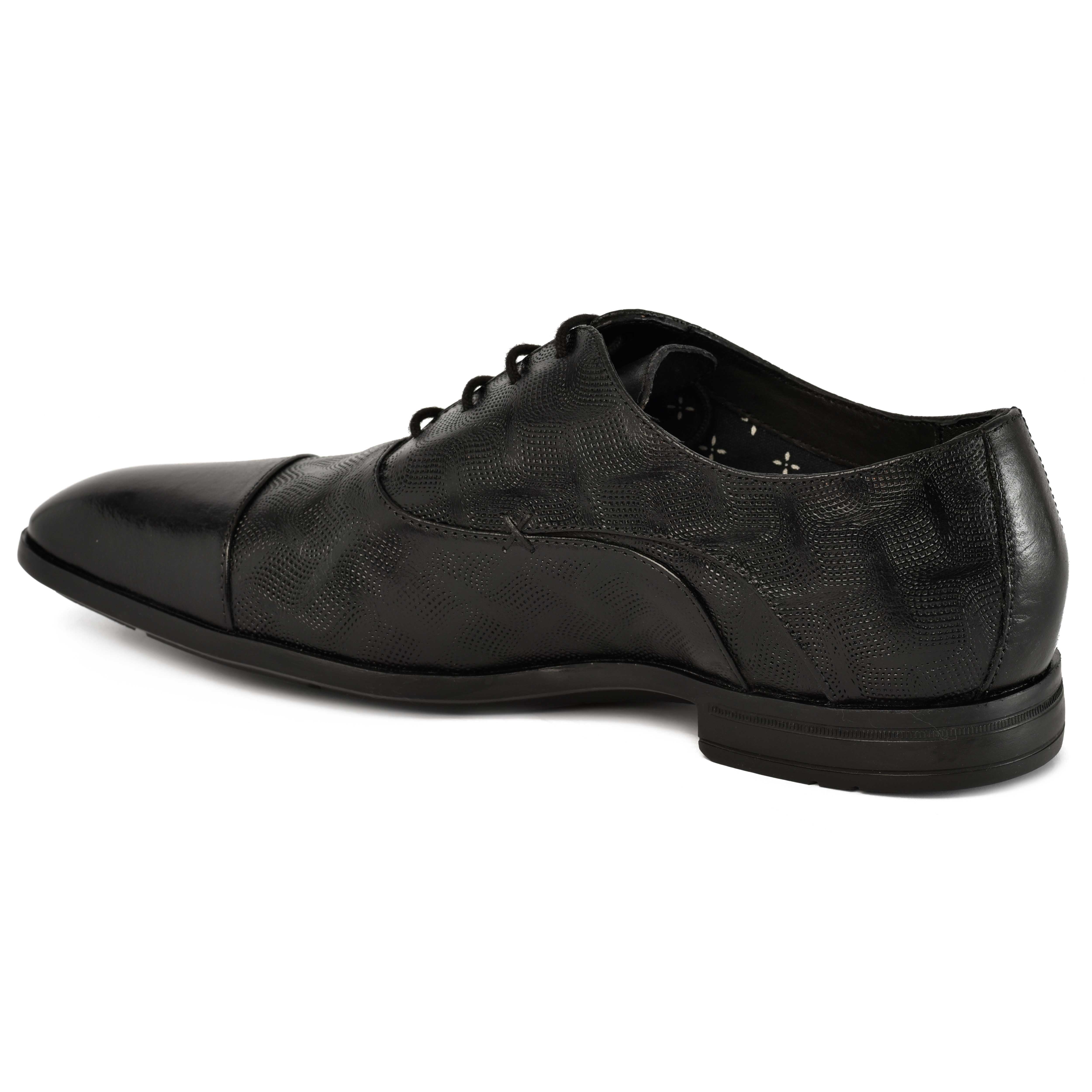 The Cameroon Ruosh Men Black Formal Oxford