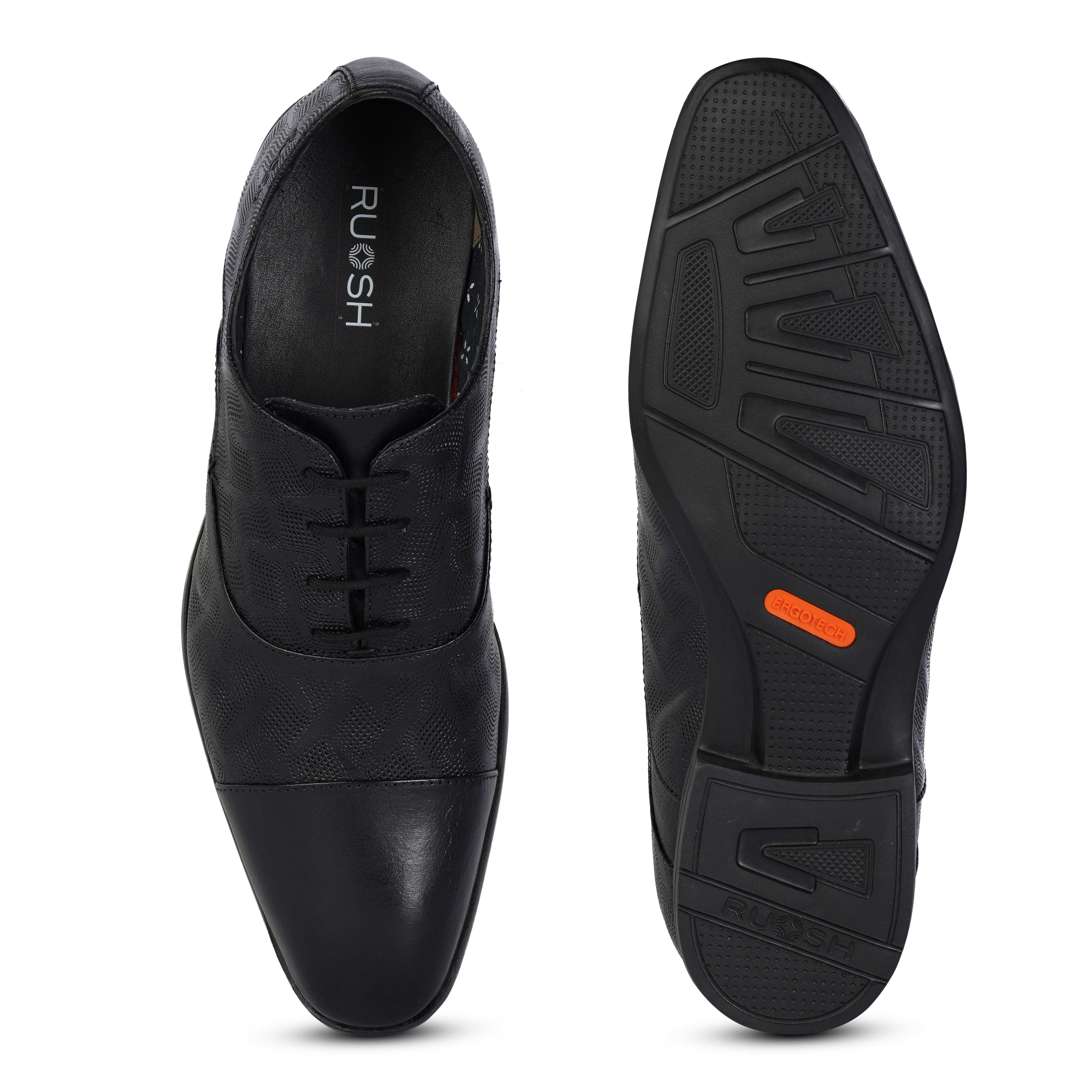 The Cameroon Ruosh Men Black Formal Oxford