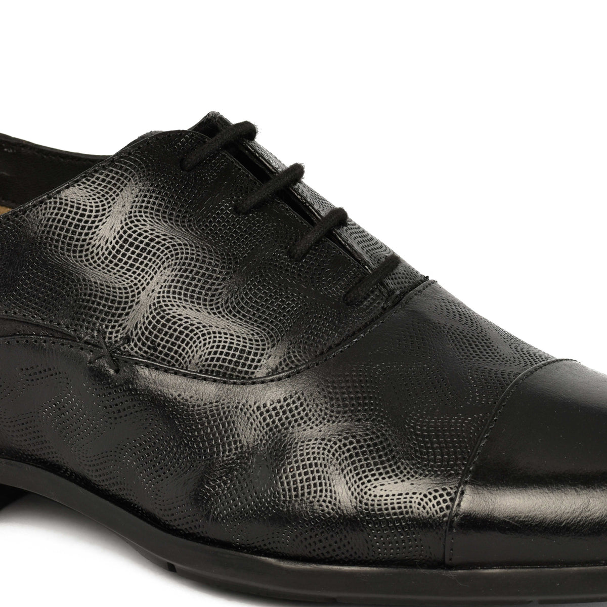 The Cameroon Ruosh Men Black Formal Oxford