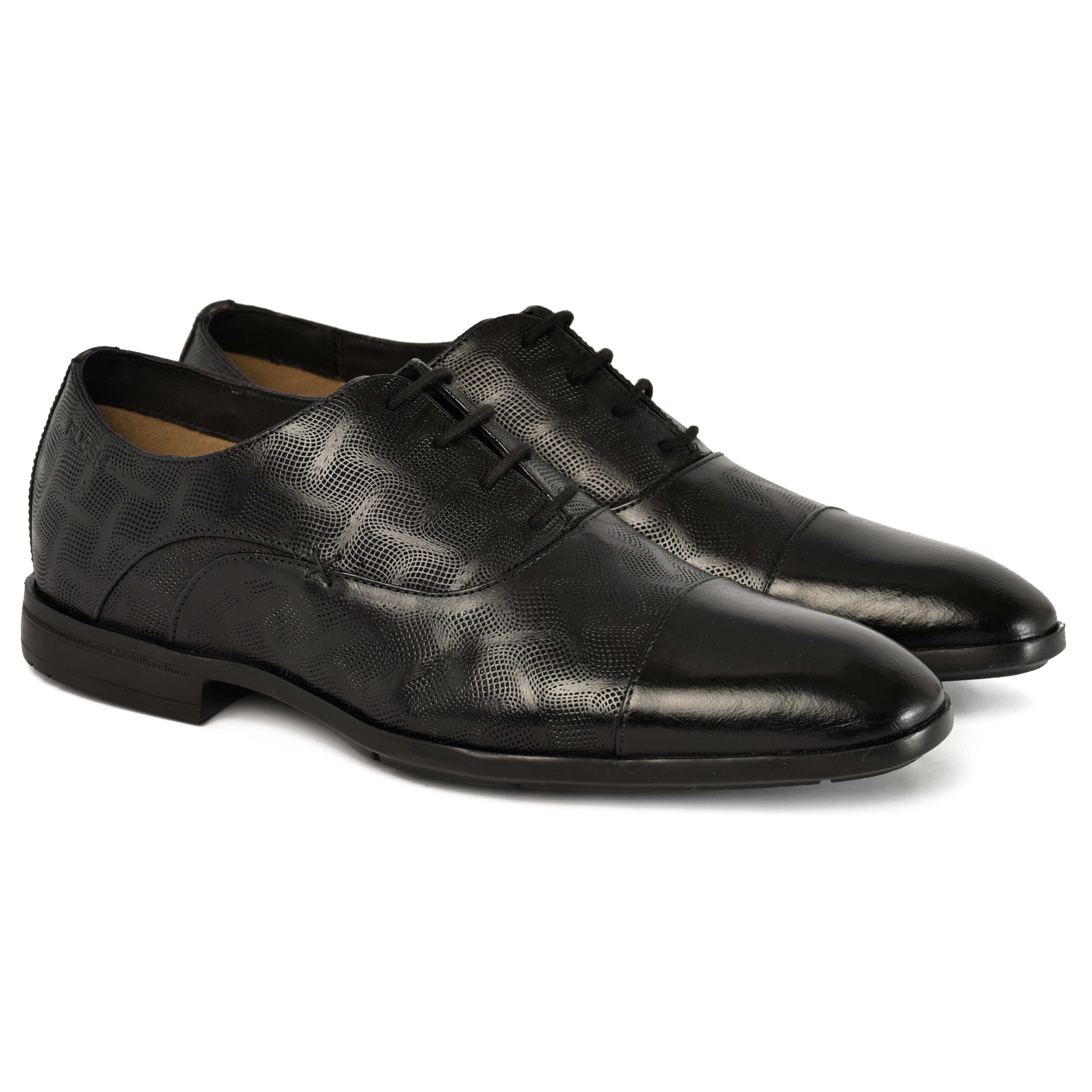 The Cameroon Ruosh Men Black Formal Oxford