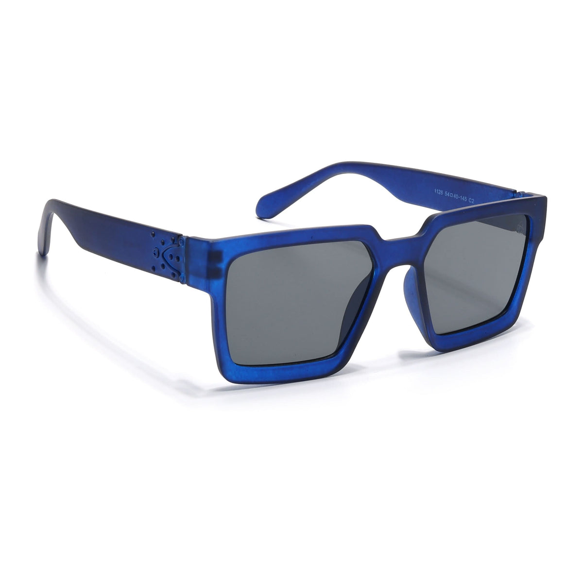 Eyejack Blue Square Sunglasses for Men and Women - Style 1030 - view 2
