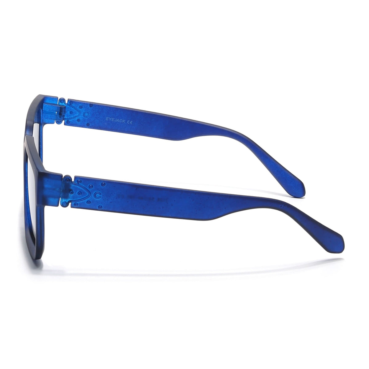 Eyejack Blue Square Sunglasses for Men and Women - Style 1030 - view 8