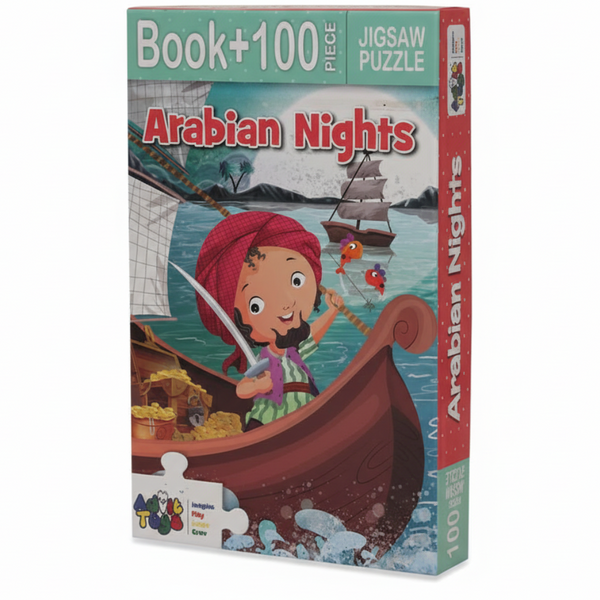 Arabian Nights Kids Jigsaw Puzzle with Story Book – Advit Toys Prints Publications