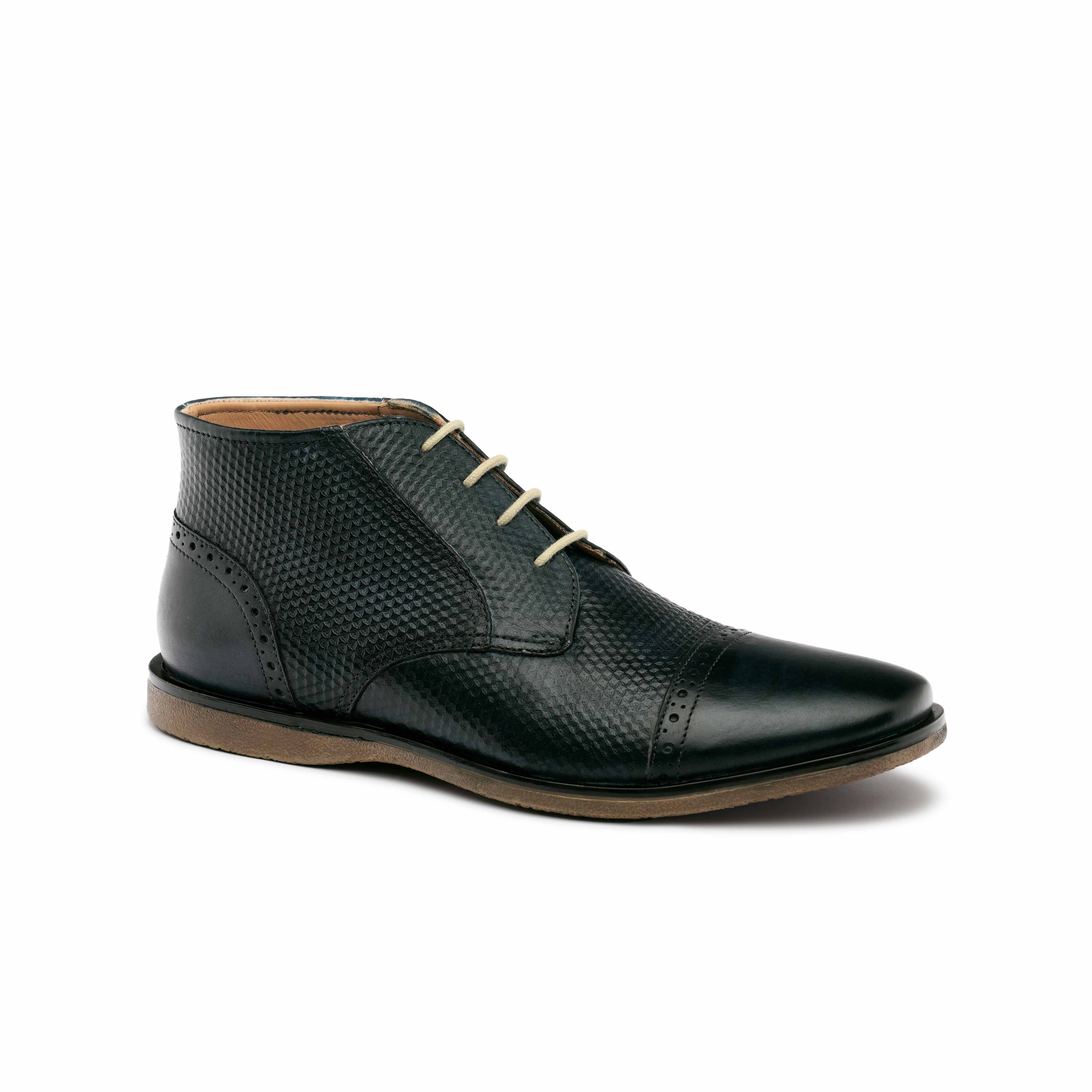 The Venice Ruosh Men Navy Ankle Chukka Boot