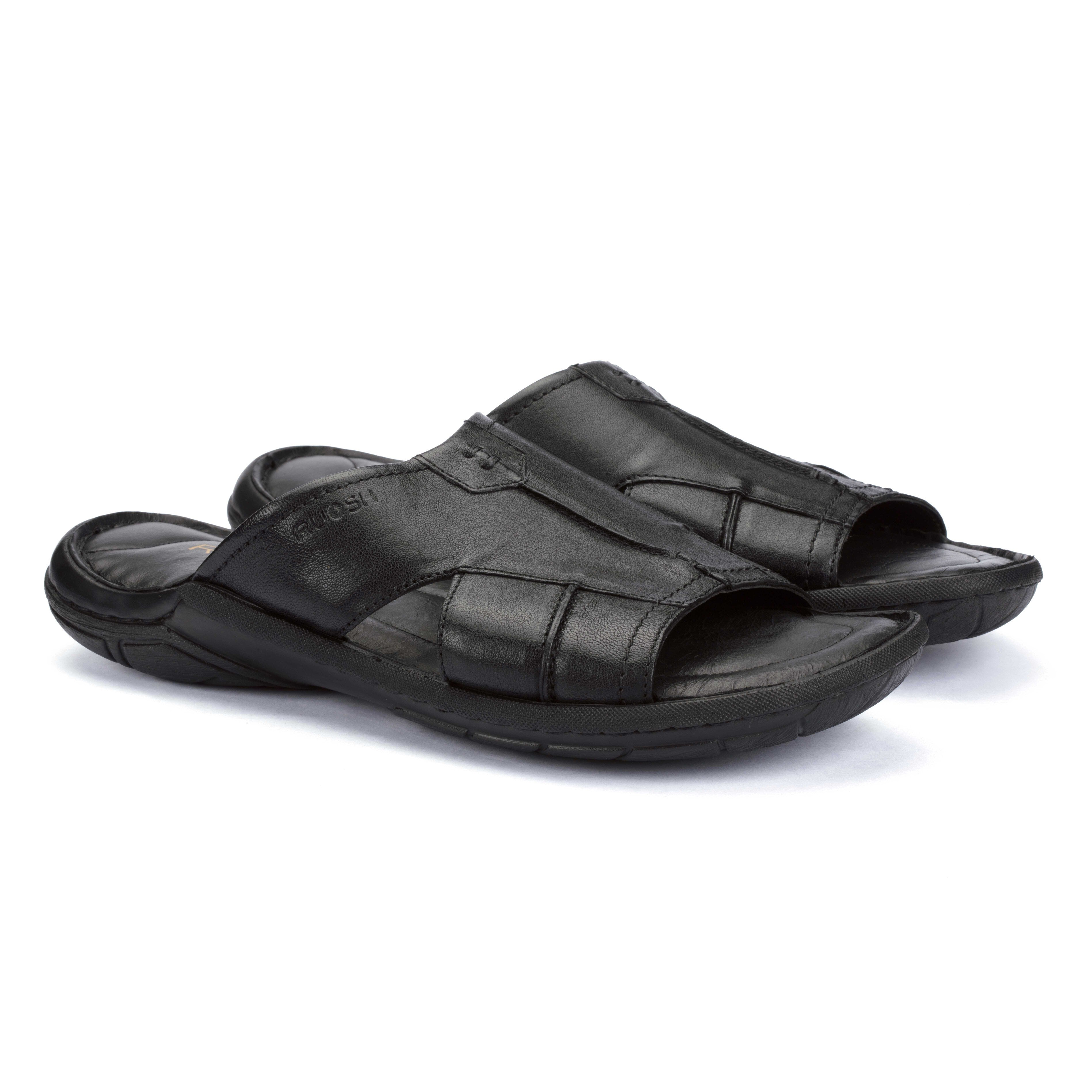 Appu Ruosh Men Black Sandals