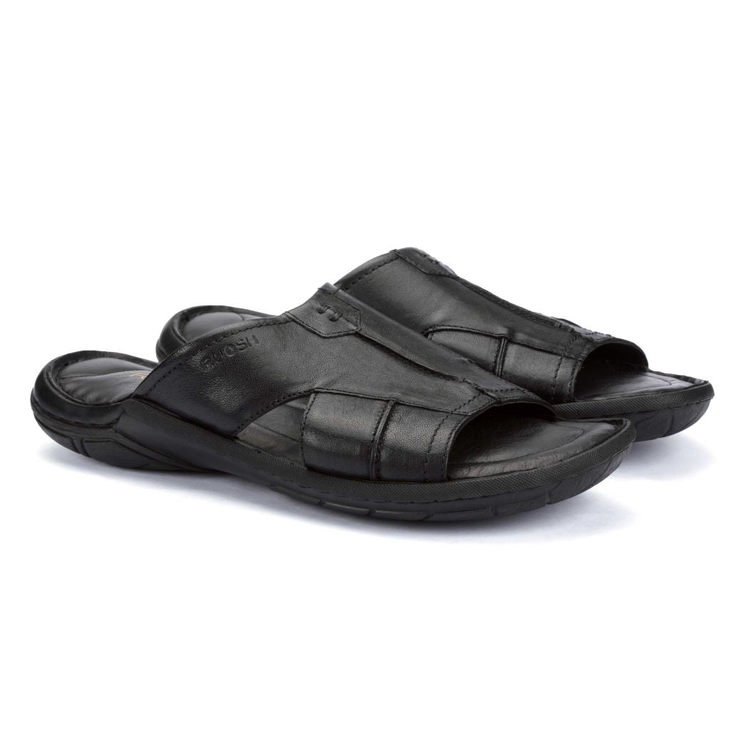 Appu Ruosh Men Black Sandals