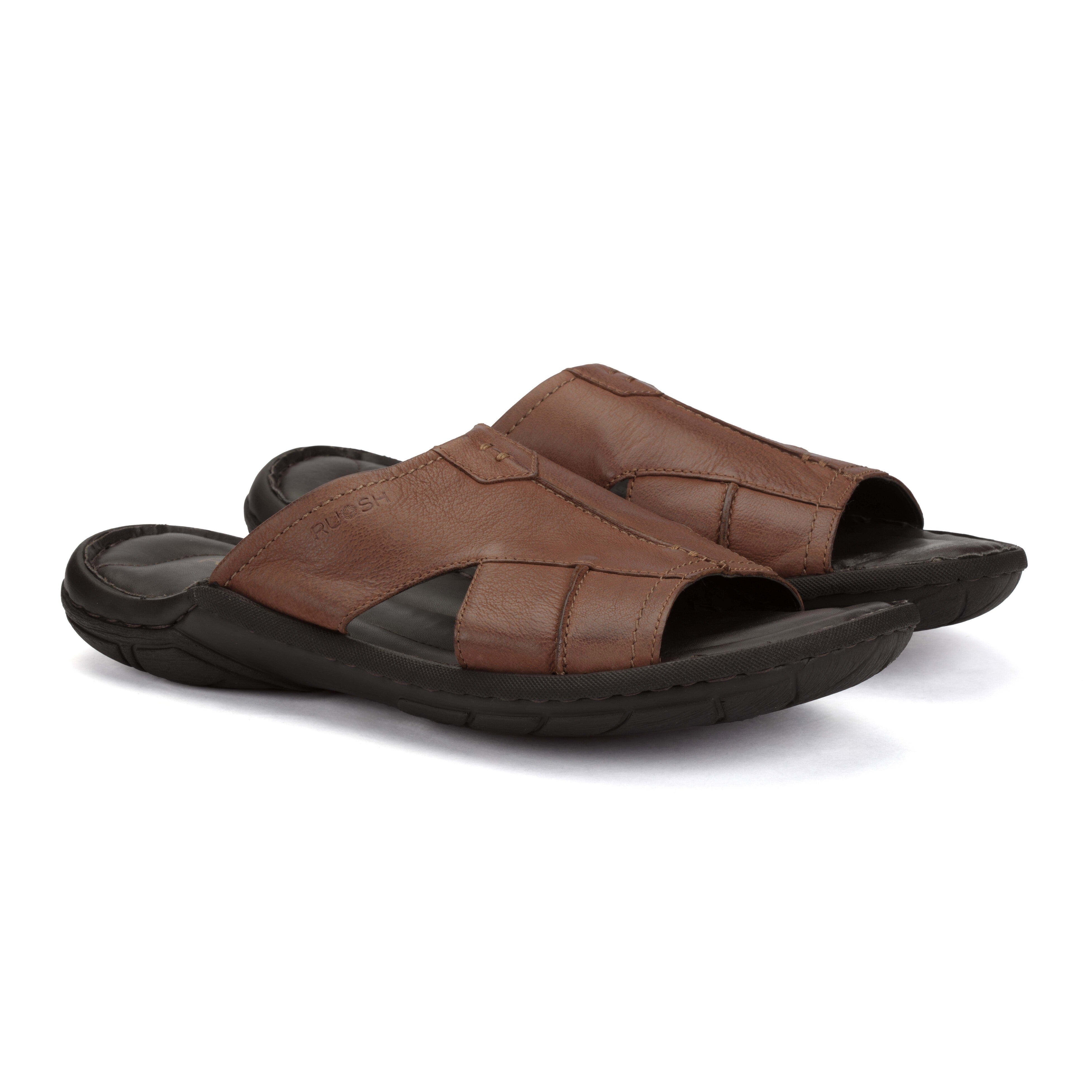 Appu Ruosh Men Brown Sandals