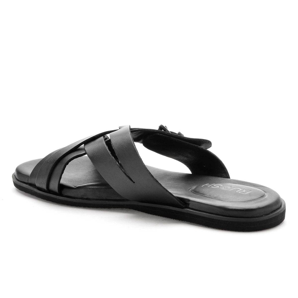 The Rio Ruosh Men Black Slipper