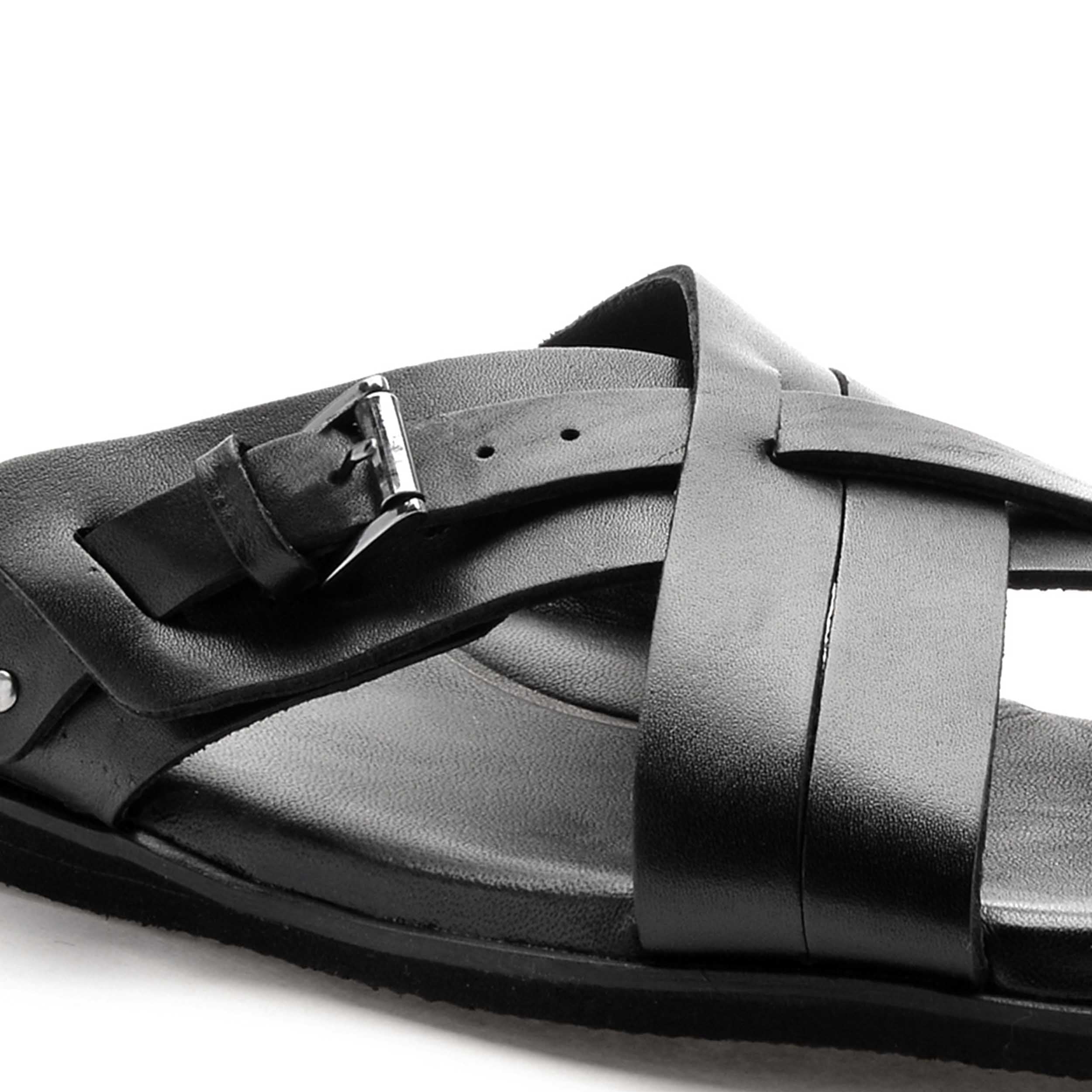 The Rio Ruosh Men Black Slipper