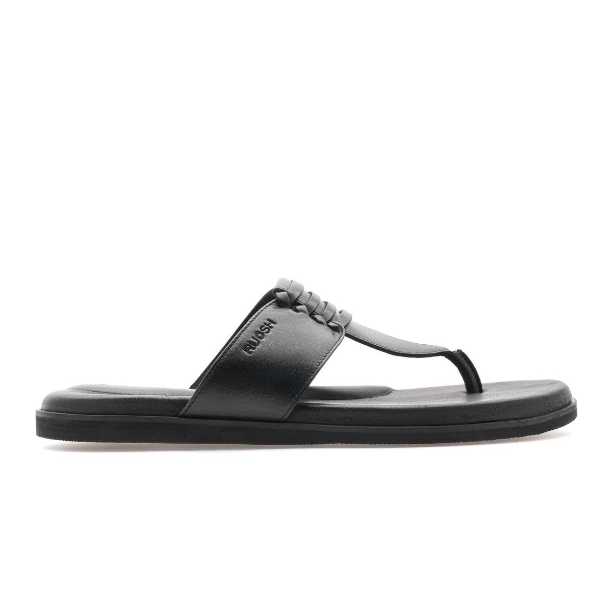 The Indo Black Men Slipper Ruosh