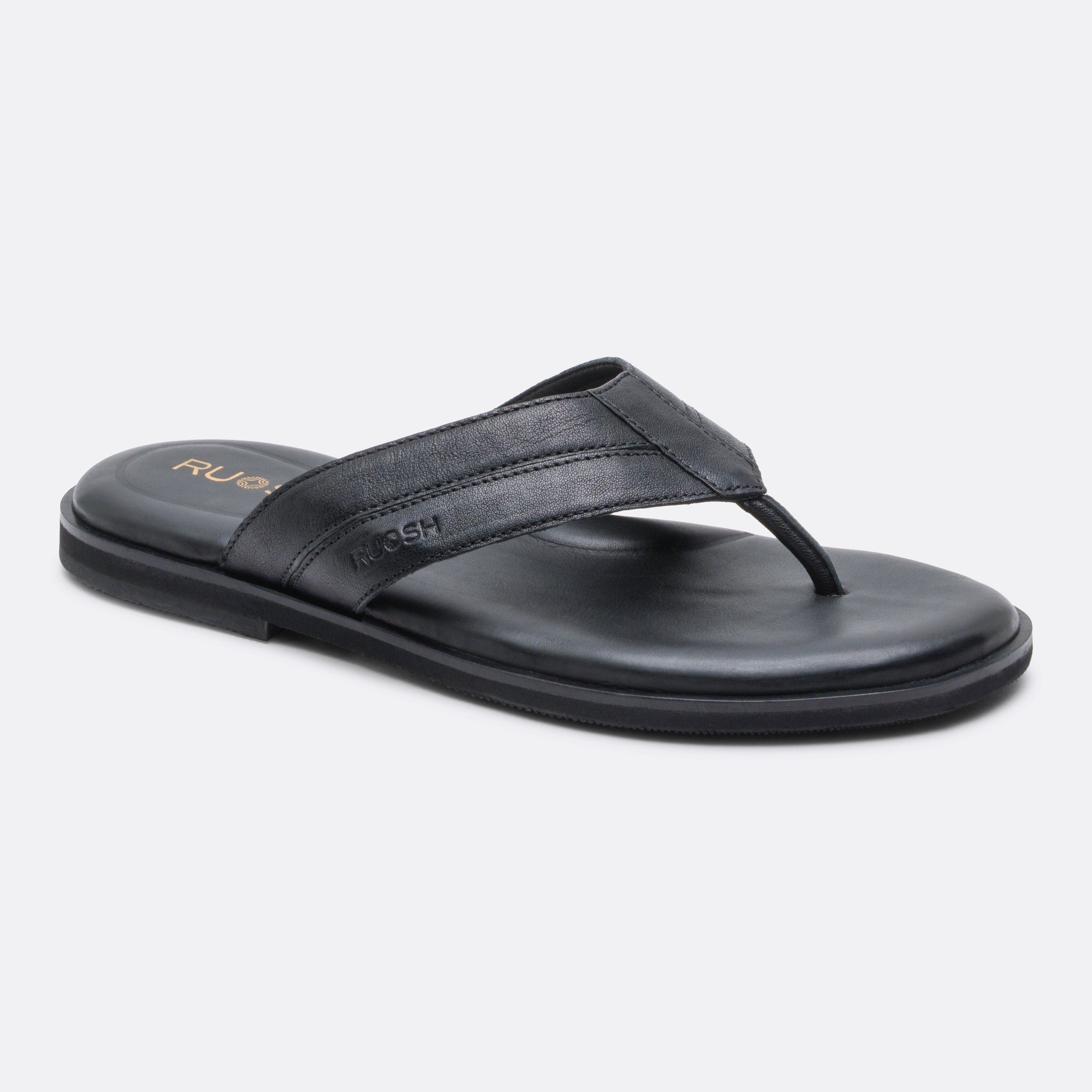 Onyxp Ruosh Men Black Sandals