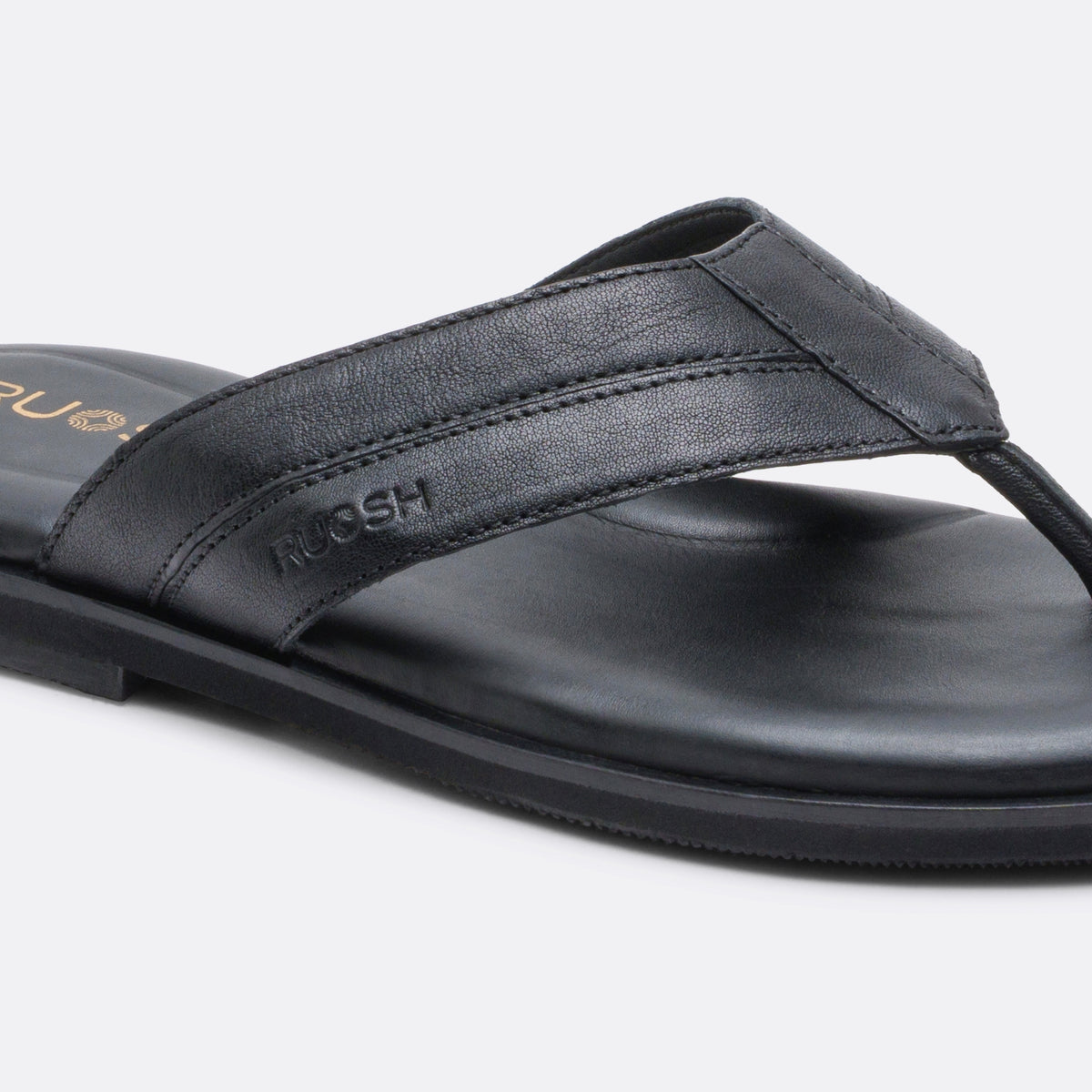 Onyxp Ruosh Men Black Sandals