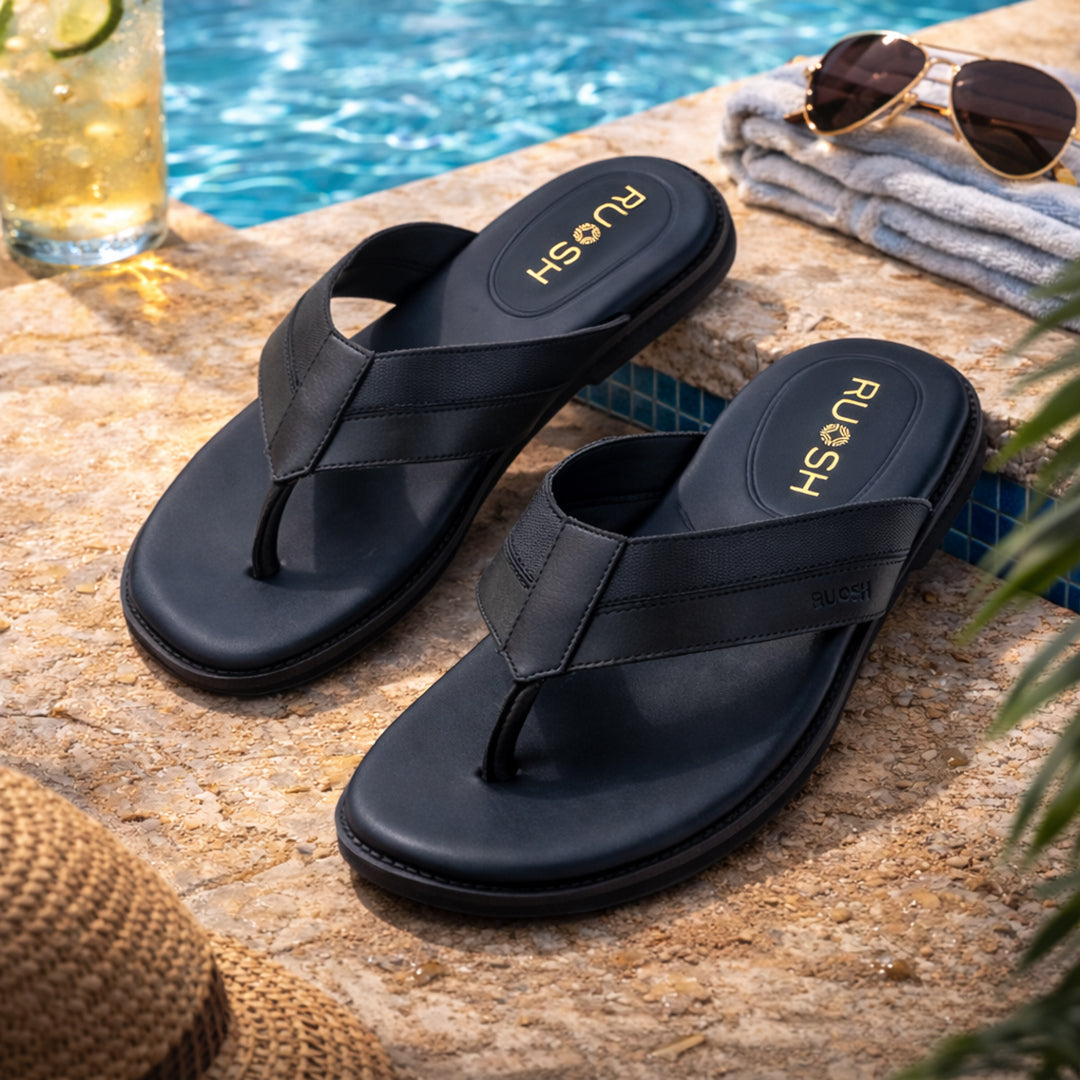 Onyxp Ruosh Men Navy Sandals