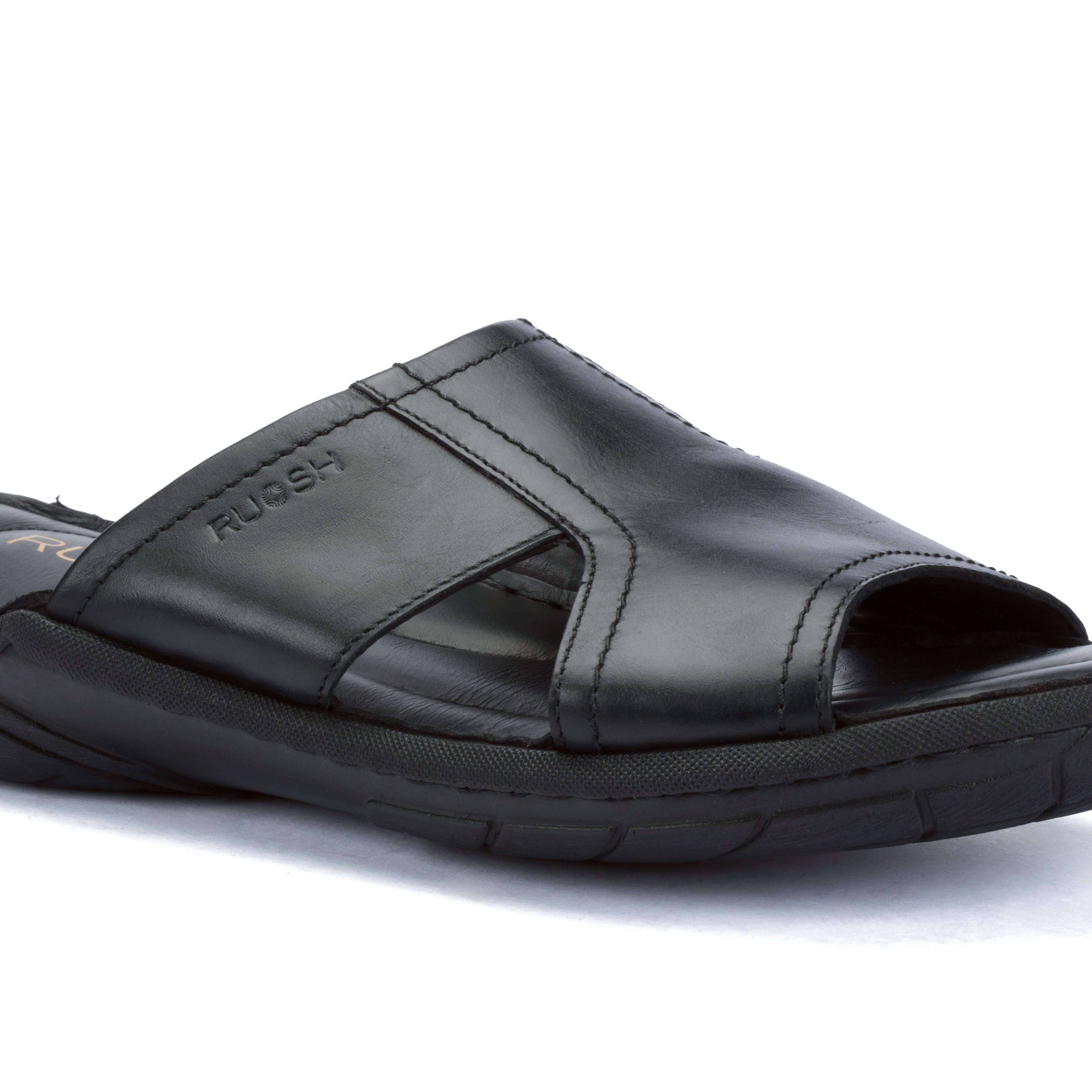 Appu Ruosh Men Black Sandals