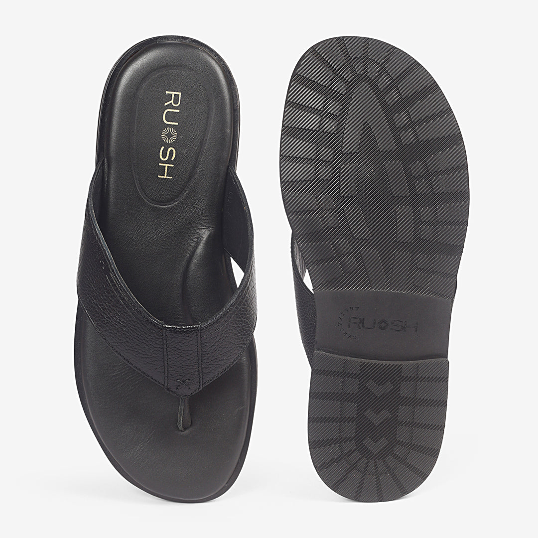 Aerop Ruosh Men Black Sandals