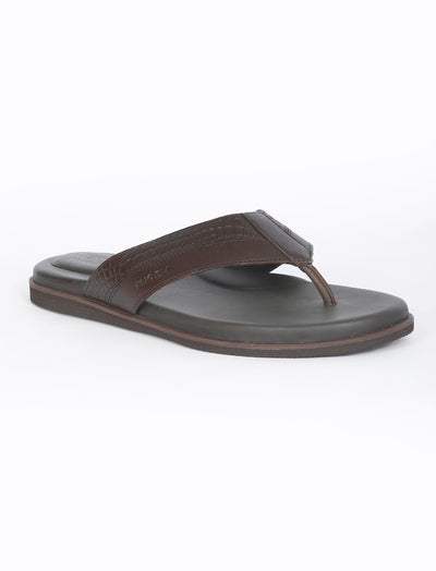 The Onyx Brown Men Sandals Ruosh
