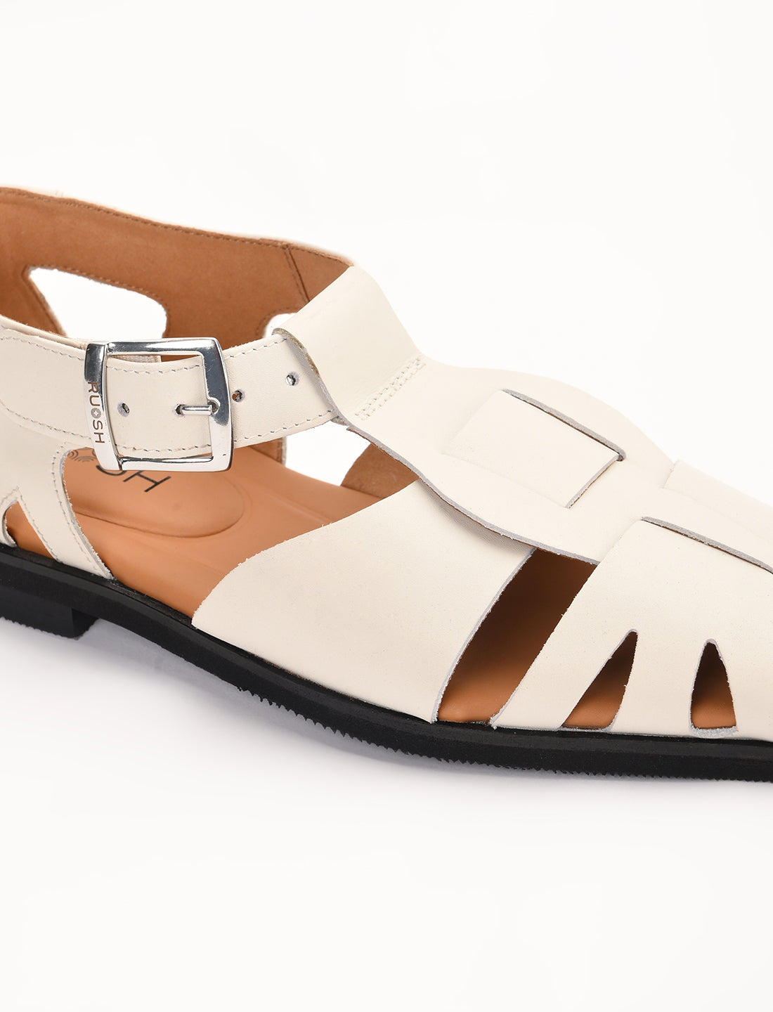 The Andy White Men Sandal Ruosh