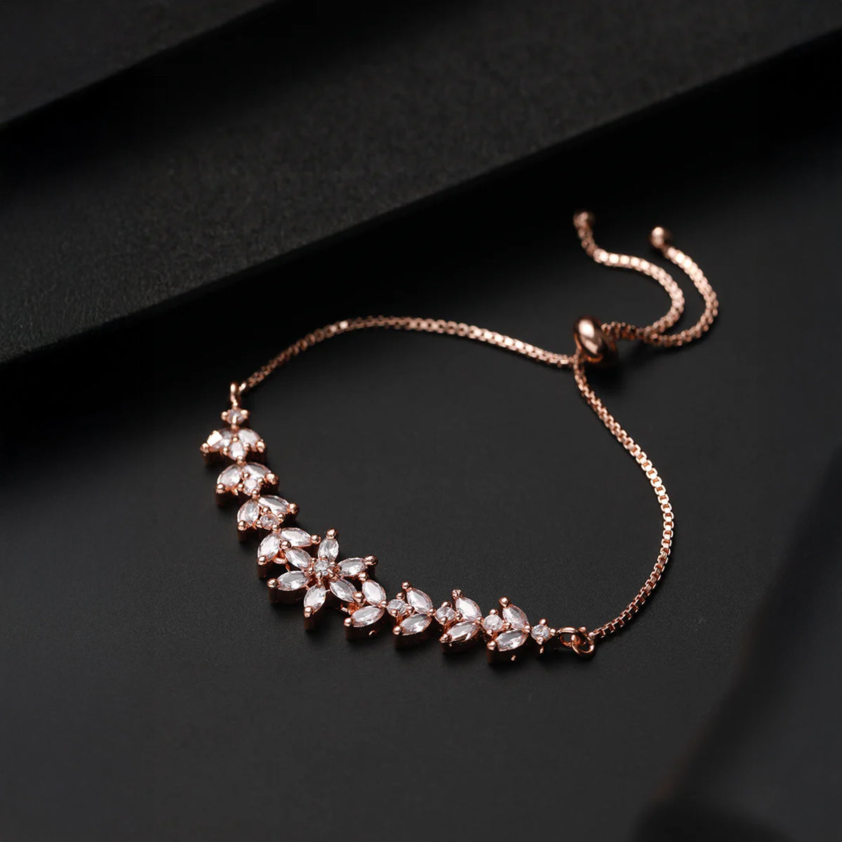 Couple Hug Pendant,American Diamond Adjustable Bracelet And CZ Studded Infinity Adjustable Bracelet Combo