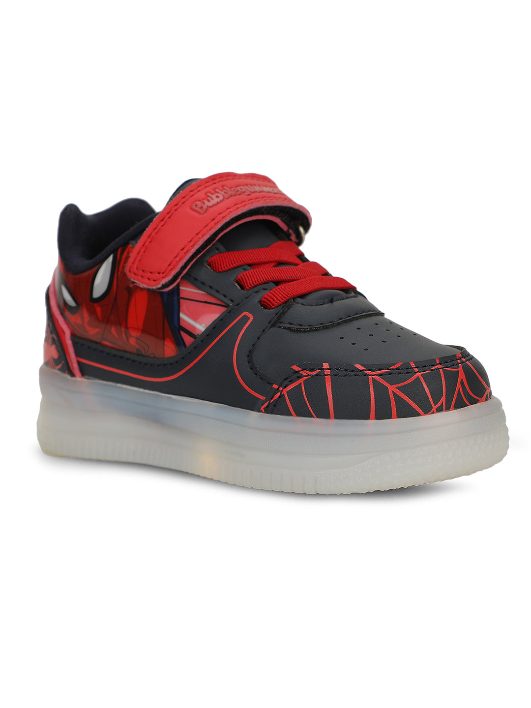Bubblegummers Boys Casual Velcro Strap Shoes - Red - View 1
