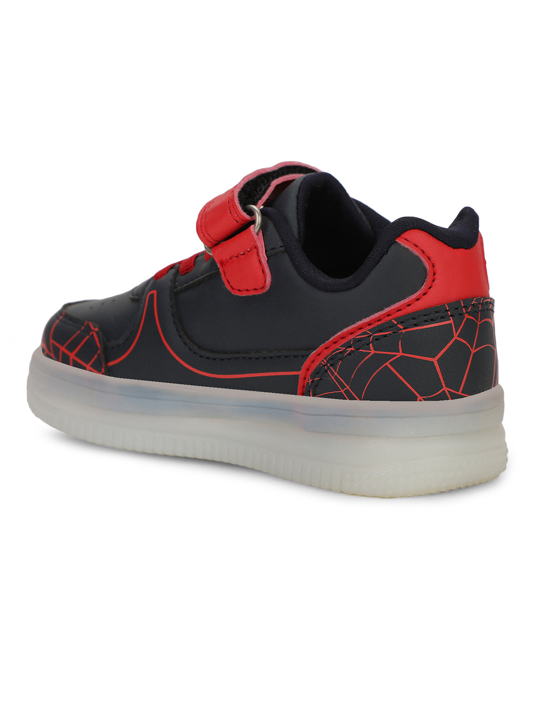 Bubblegummers Boys Casual Velcro Strap Shoes - Red - View 3