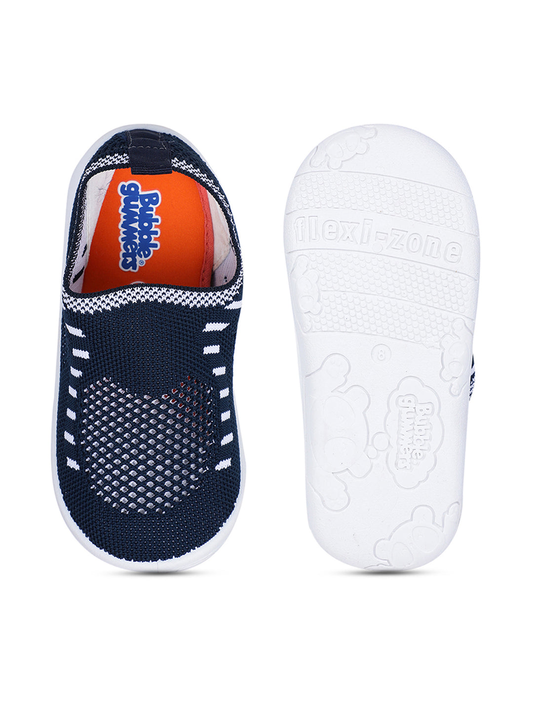 Bubblegummers Boy's Blue Casual Slip-on Shoes - Blue - View 4