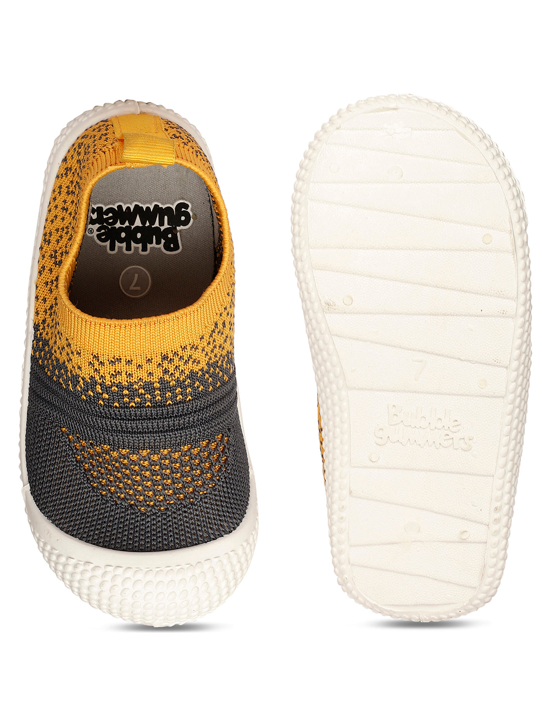 Bubblegummers Boy's Dark Brown Casual Slip-on Shoes - Dark Brown - View 4
