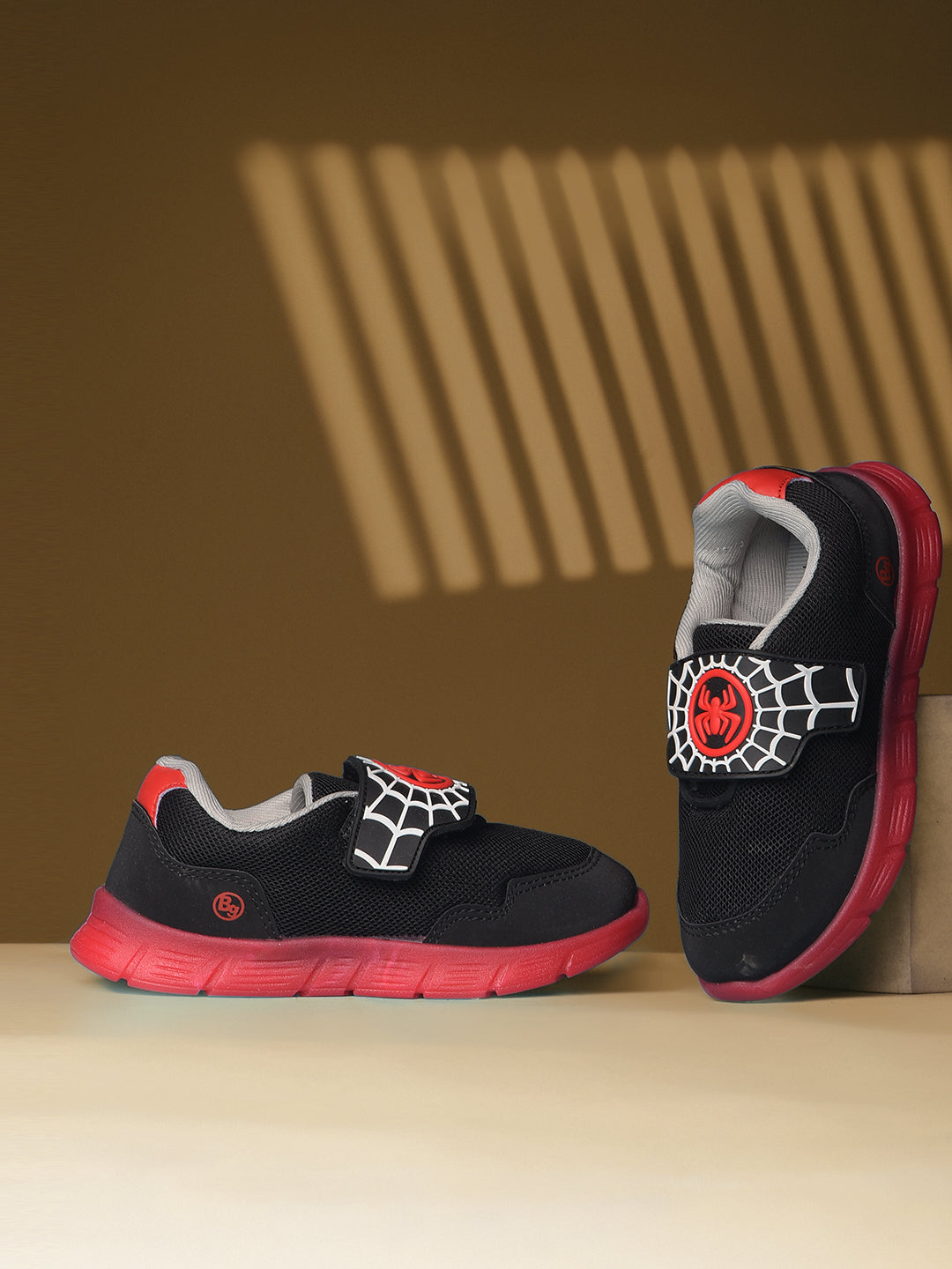 Bubblegummers Boy's Black Casual Velcro Strap Shoes - Black - View 6