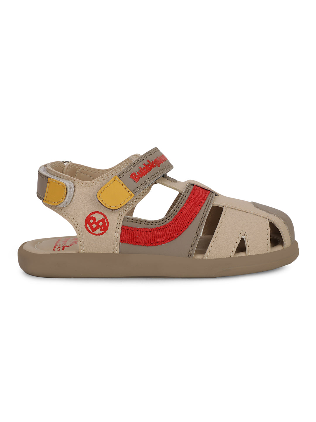Bubblegummers Boys Casual Closed-toe Sandal - Beige - View 2